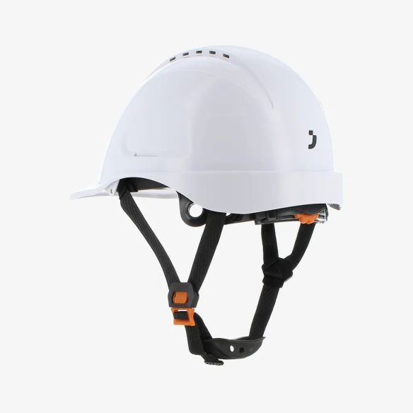 Safety Jogger AJUSCO CHINSTRAP suojakypärä, valkoinen takaa