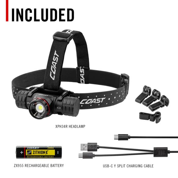 COAST XPH34R otsalamppu, 2700 lm