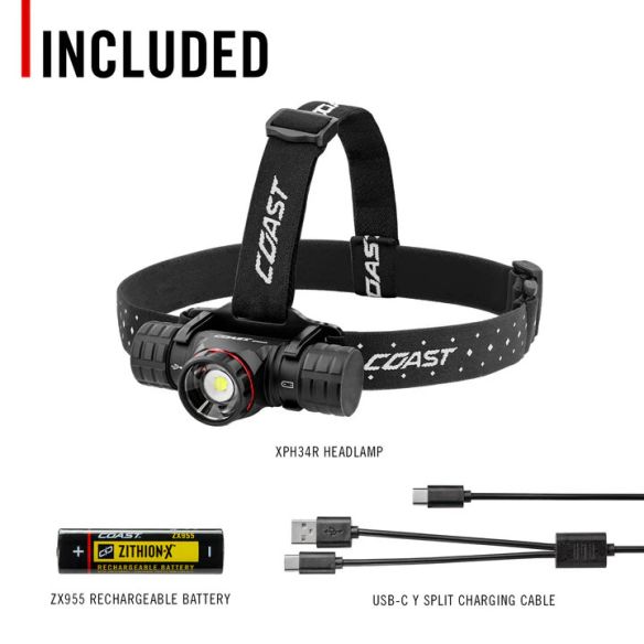 COAST XPH34R otsalamppu, 2700 lm