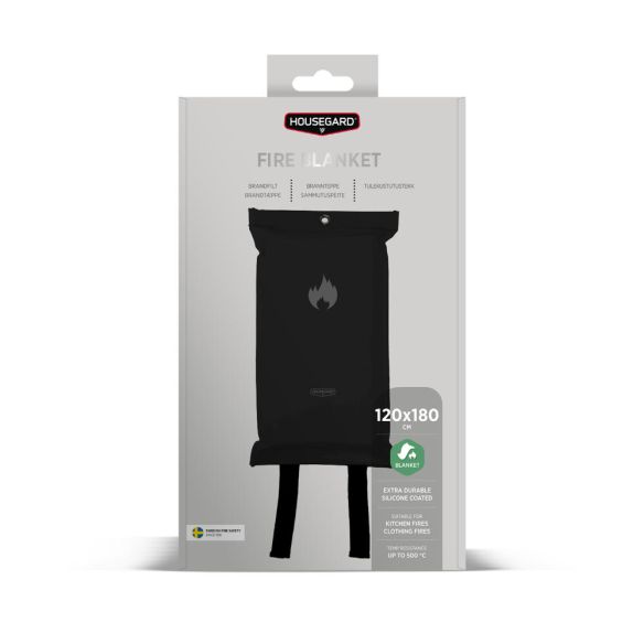 Housegard sammutuspeite 120x180 cm Desing Edition, musta