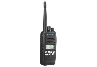 Kenwood NX-1300DE2 UHF DMR radiopuhelin näytöllä