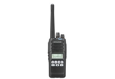 Kenwood NX-1300DE2 UHF DMR radiopuhelin näytöllä