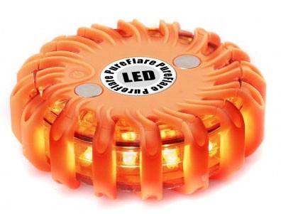 PureFlare LED valokiekko, 16 LED, oranssi