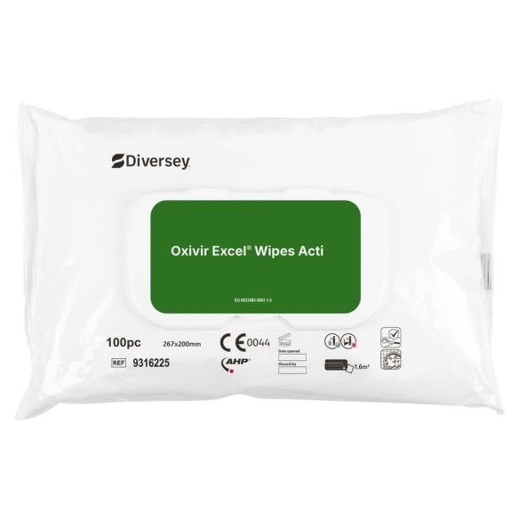 Oxivir Excel Wipes Acti desinfiointipyyhe (100 kpl)