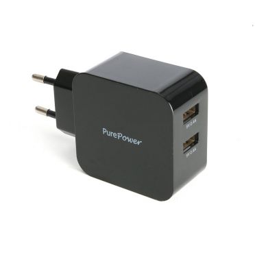 PurePower Verkkovirta-2xUSB-adapteri
