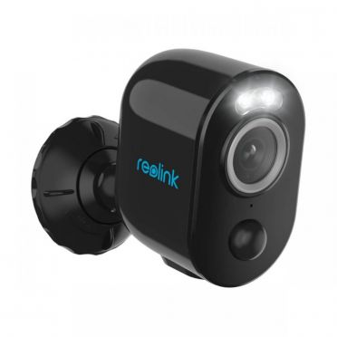 Reolink Argus 3 Pro akkukäyttöinen 4MP WiFi kamera LED-kohdevalolla ulkokäyttöön (musta) + 64GB muistikortti