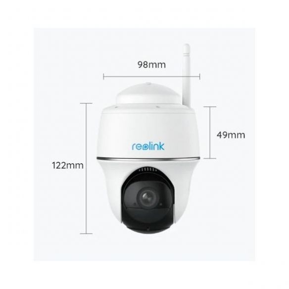 Reolink Argus Series B420 3MP akkukäyttöinen WiFi kamera ulkokäyttöön (Argus PT Lite) + 64GB muistikortti