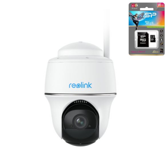 Reolink Argus Series B420 3MP akkukäyttöinen WiFi kamera ulkokäyttöön (Argus PT Lite) + 64GB muistikortti