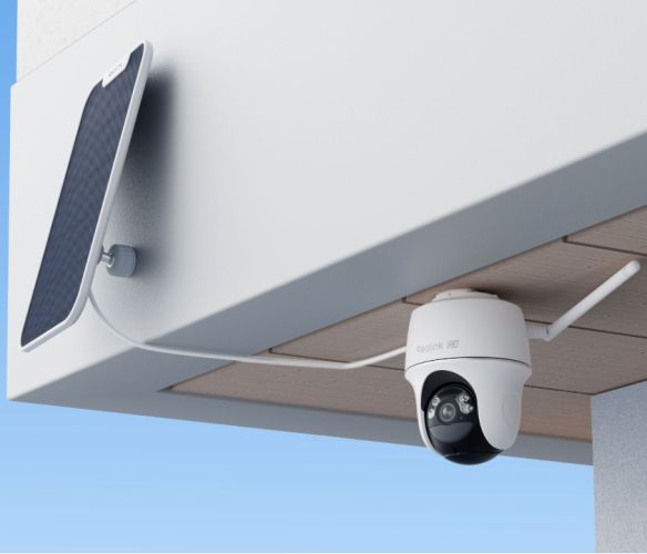 Reolink Argus PT Ultra 8MP akkukäyttöinen WiFi valvontakameran kattoasennus
