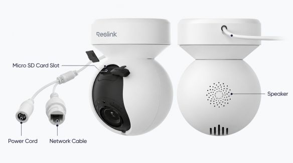 Reolink E1 Outdoor Pro PTZ Auto Tracking AI WiFi 6 valvontakameran osat
