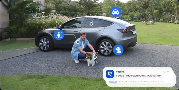 Reolink E1 Outdoor Pro PTZ Auto Tracking AI WiFi 6 valvontakameran valvontakohteet