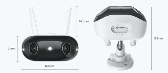 Reolink Elite WiFi 8MP WiFi 6 valvontakamera mitat