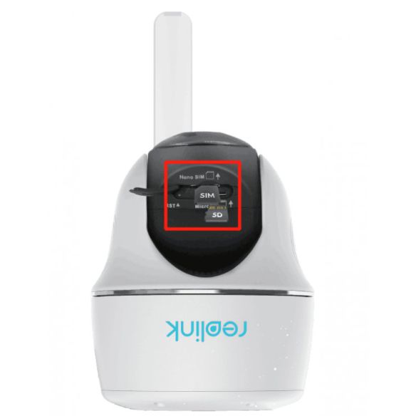 Reolink Go PT Plus 5MP (Series G430) 4G akkukäyttöinen valvontakamera korttipaikat