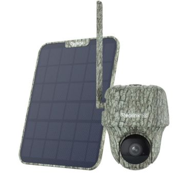 Reolink Go Ranger PT+SIM 8MP 4G akkukäyttöinen kamera ulkokäyttöön ja aurinkopaneeli, sis. 32GB muistikortti