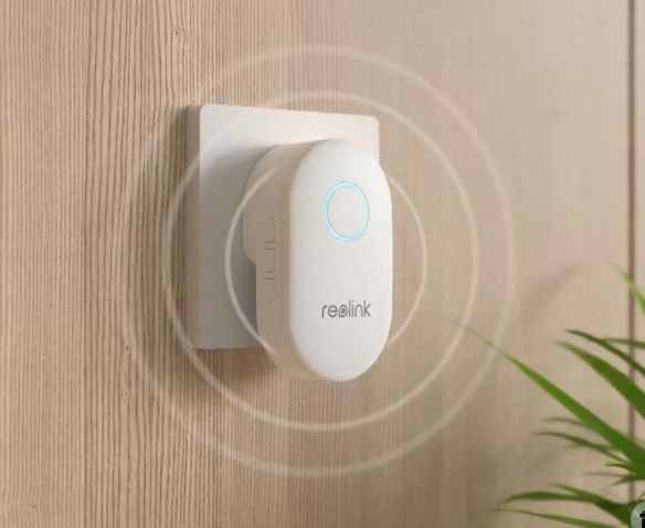Reolink Video Doorbell WiFi 5MP älykäs ovikellokamera soittokellolla + 64GB muistikortti