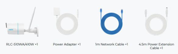 Reolink RLC-510WA (W320) 5MP bullet AI WiFi kamera ulkokäyttöön