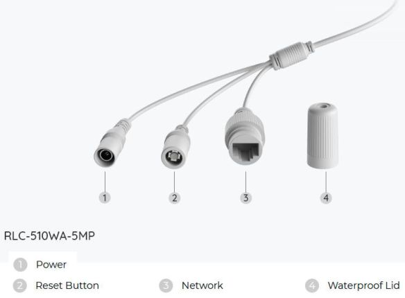 Reolink RLC-510WA (W320) 5MP bullet AI WiFi kamera ulkokäyttöön