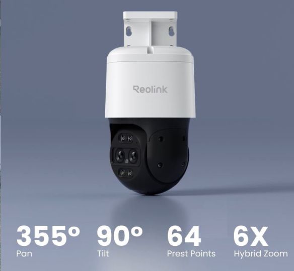 Reolink TrackMix WiFi 8MP PTZ Auto Tracking AI valvontakamera (W760)