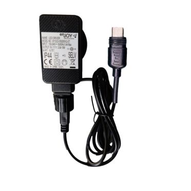 ENJOY verkkolaturi ja USB-C -kaapeli ulkokäyttöön (5V/2A, IP44) Trackmix G770 malleille