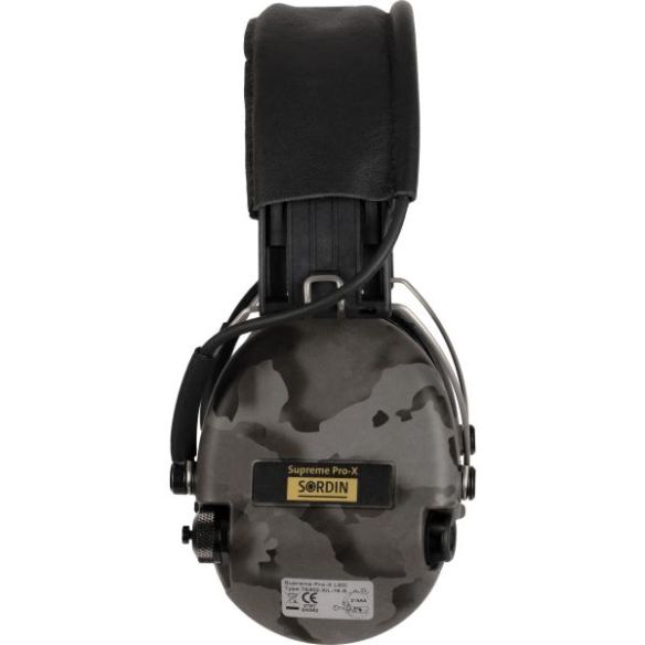 Sordin Supreme Pro-X LED Hear2 kuuleva kuulonsuojain valolla, Night Camo