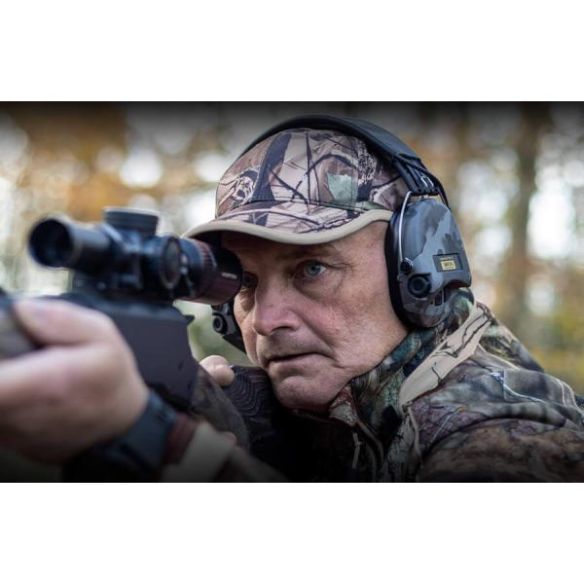 Sordin Supreme Pro-X LED Hear2 kuuleva kuulonsuojain valolla, Night Camo