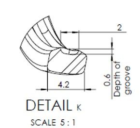 GVS Elipse Full Face silmälasikehys mittakuva