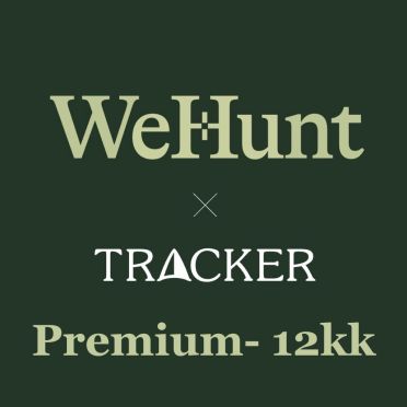 WeHunt X Tracker lisenssi Premium 12kk
