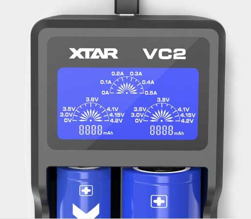 Xtar VC2 Li-Ion akkulaturi