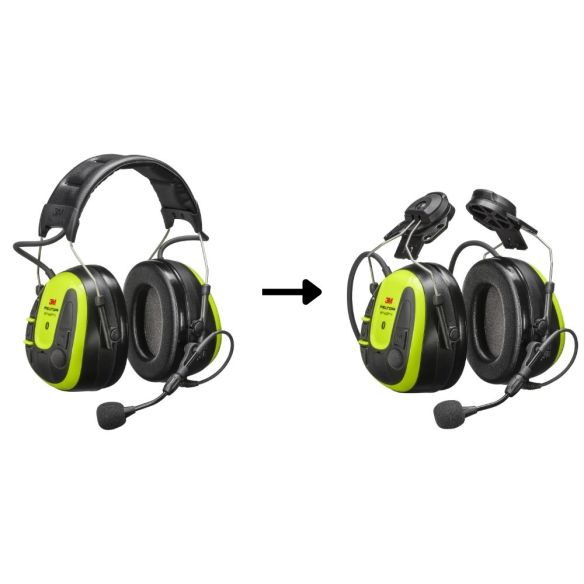 Muunna kätevästi 3M Peltor WS Alert X/XP/XPI kypäräkiinnikkeiseksi.