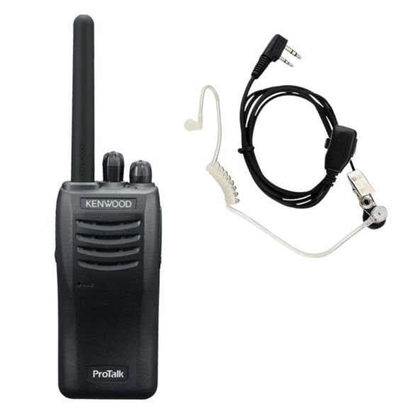Kenwood ProTalk TK-3501E radiopuhelin + kuulokemikrofoni security 